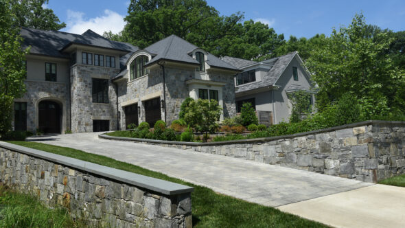 Dahut Residence Retaining Wall and Rain Garden Plantings