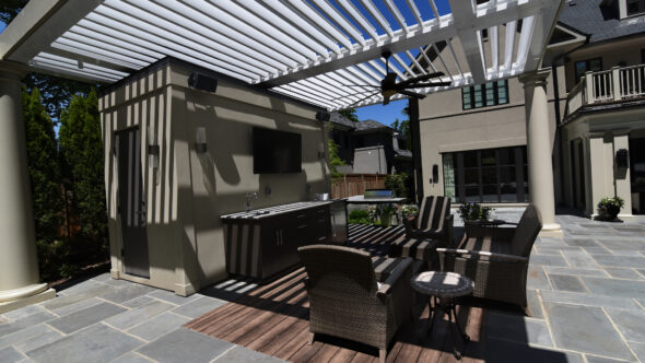 Dahut Residence Pergola and Patio