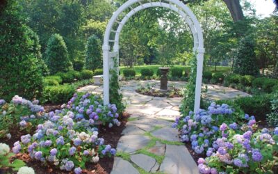 Vice President's Family Heritage Garden Arbor and Fountain