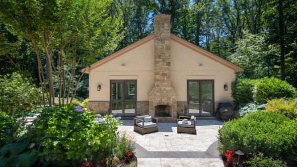 Shady Retreat Stone Patio